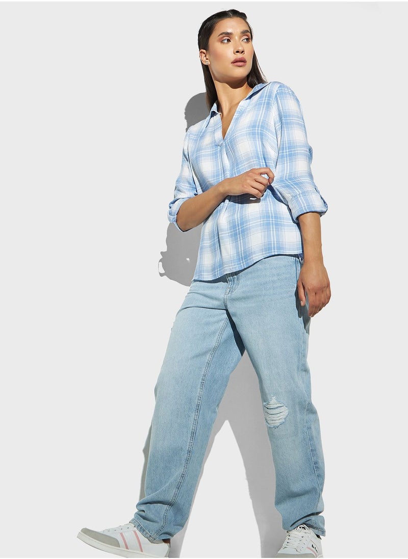 Lee Cooper - Checked Regular Fit Shirt - Image 1