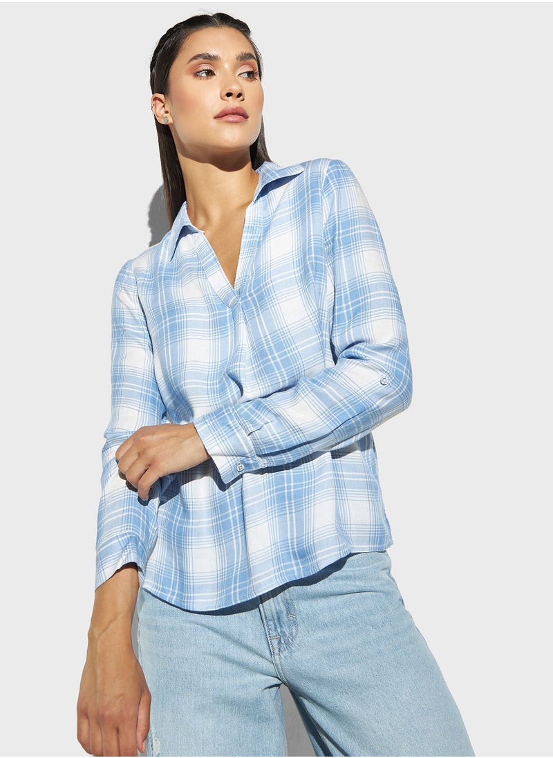 Lee Cooper - Checked Regular Fit Shirt - Image 1
