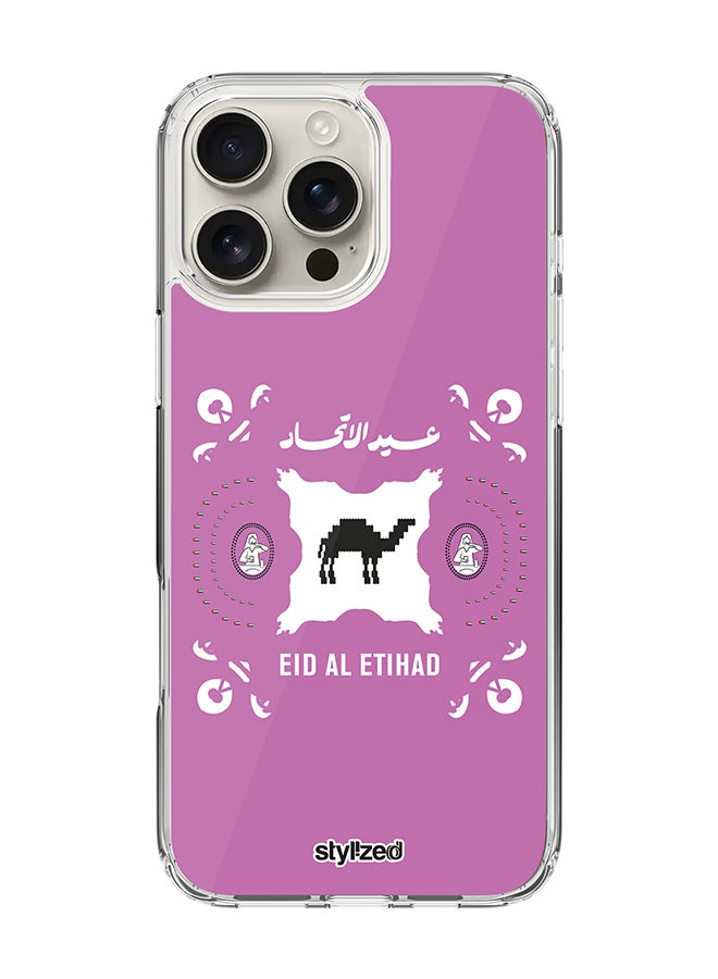 Stylizedd for iPhone 16 Pro Max Case [For MagSafe] Slim Magnetic cover Clear Phone Case [ Designed cover for iPhone 16 Pro Max ] - Purple - Image 1