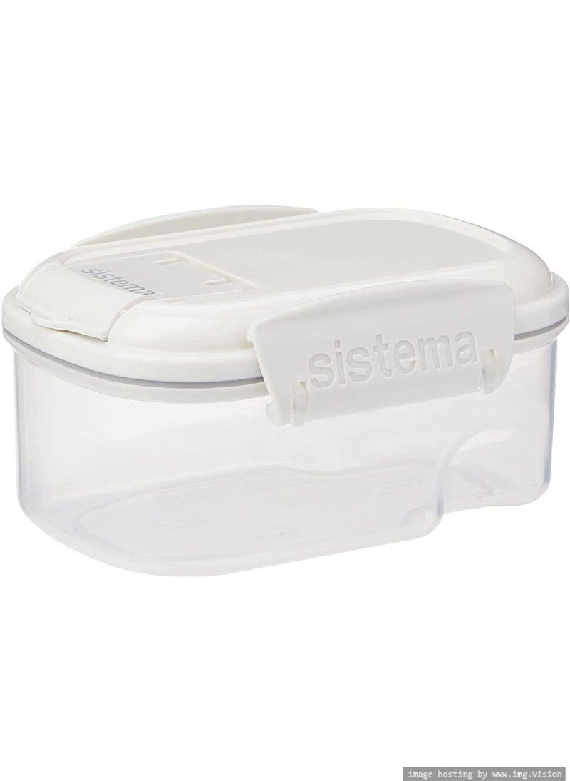 Sistema BAKE IT Mini Bakery 285ML Food Storage Container, BPA Free Airtight Kitchen Storage Box with Easy-Lock Clips for Baking Ingredients, Snacks, Nuts, Sprinkles & Pantry Organization - Image 5
