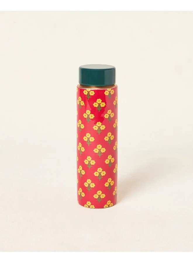 Chumbak Rani Bagh Copper Bottle, 500 ml | Palace Memoirs