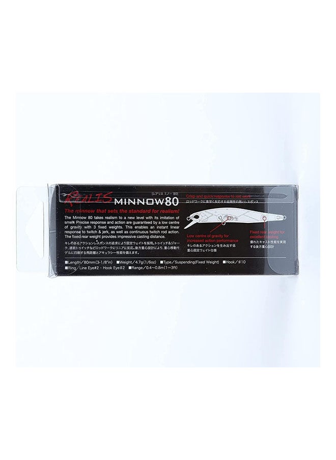 Duo - Realis Minnow Rt Plastic Fish Hook 80 Sp Ivory Pearl - Image 1