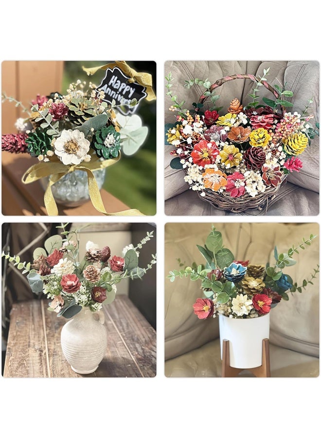 12pcs Eucalyptus Stems Artificial Eucalyptus Leaves Stems Artificial Fake Flowers for Home Office Flowers Bouquet Centerpiece Wedding Decoration Christmas Decor - Image 3