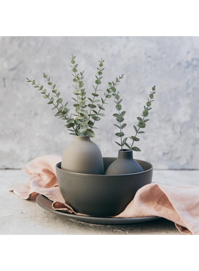 12pcs Eucalyptus Stems Artificial Eucalyptus Leaves Stems Artificial Fake Flowers for Home Office Flowers Bouquet Centerpiece Wedding Decoration Christmas Decor - Image 4