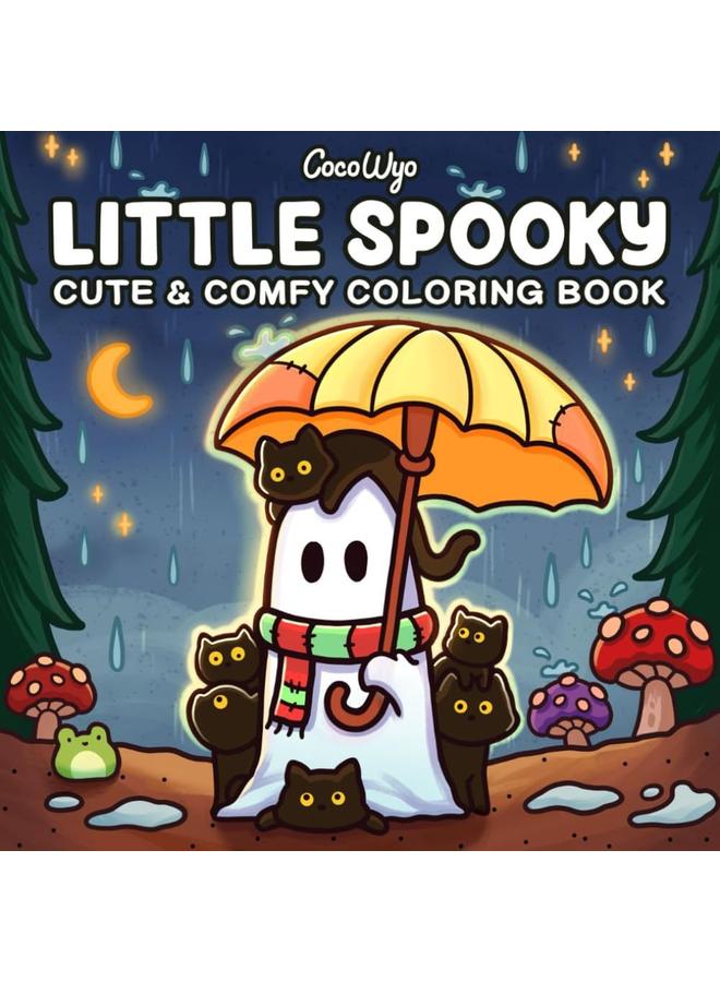 Bluejw Little Spooky New Cartoon Drawing Book Cute Funny Coloring Book Monster Series - Image 2