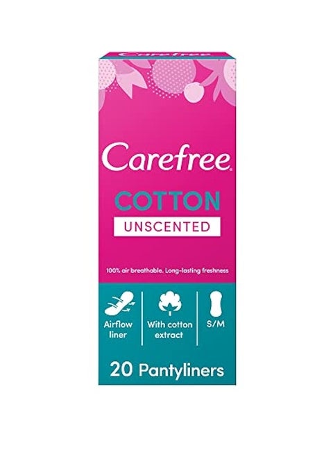 Panty Liner With Cotton Extract Fresh Scent Pack of 20