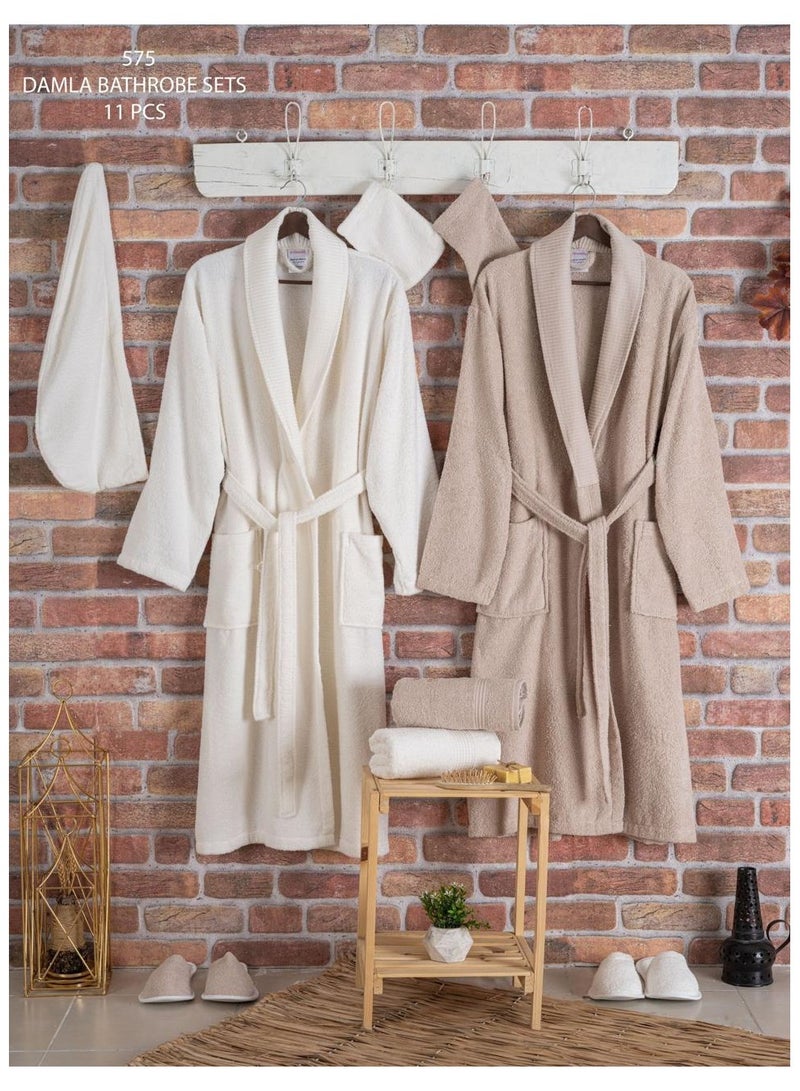 Turkish cotton bathrobe 11 pieces