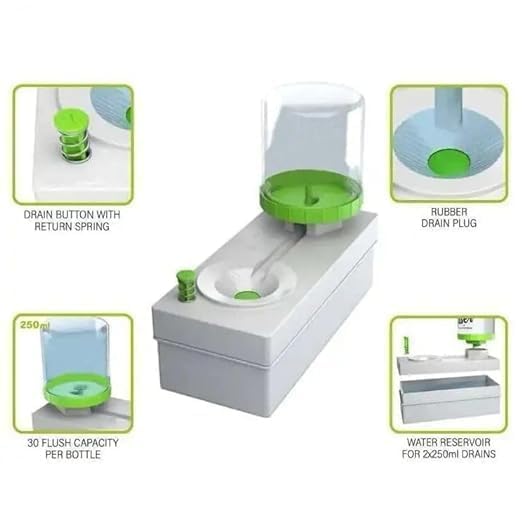 MSA Oil Water-Based Paint Brushes Cleaning Tool Paint Brush Rinser Cleaner Set Auto Water Dispensing for Plastic Watercolor Recycling Paintbrush Scrubber for Acrylic (Pack of 1 Multicolor) - Image 2