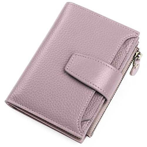 FALAN MULE Small Wallet for Women Leather Bifold Compact RFID Blocking Small Womens Wallet Purse - Image 1