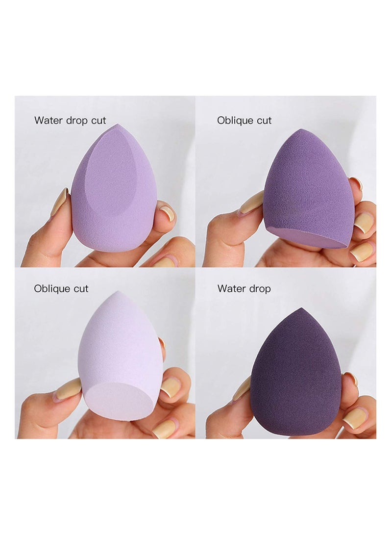 Makeup Sponge Set 4pcs Blender Multi-colored Beauty Foundation Blending