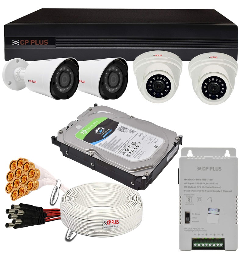 CP PLUS سي بي بلس سلكية 1080p FHD 2.4MP كاميرا أمان - Image 1