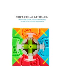 Coogam Coogam Qiyi 4x4 Speed Cube Stickerless Magic Puzzle Toy Gift for Kids and Adults Challenge (Qiyuan S Version)  - Image 5