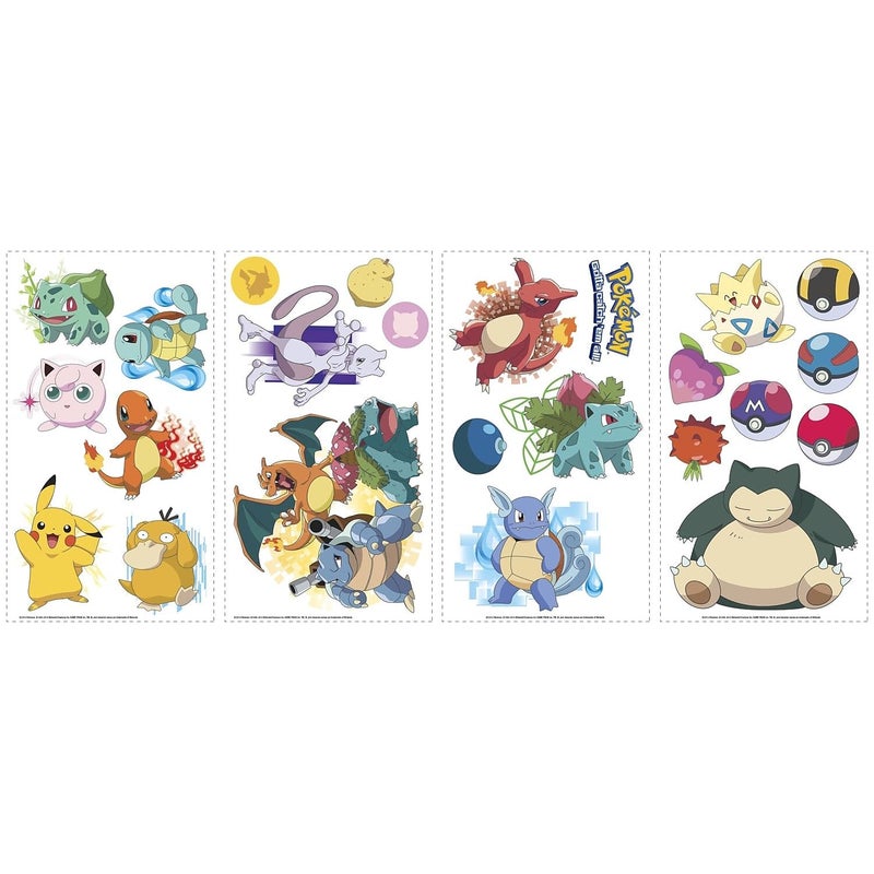 RoomMates RMK2535SCS Pokemon Iconic Peel and Stick Wall Decals - Image 3