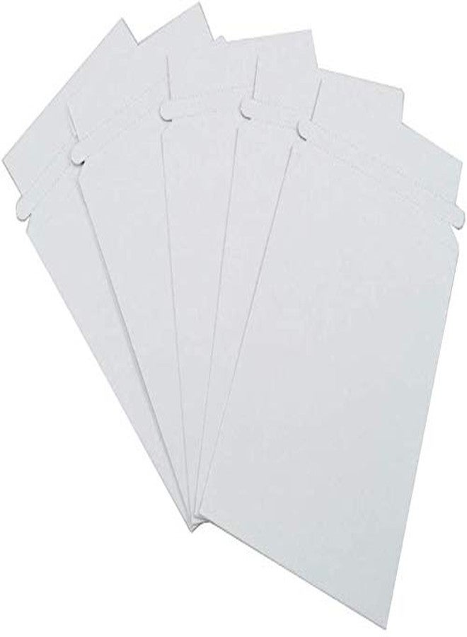 Progo 100 Pack Document White Cardboard Mailers, 6 x 8 Inches, Self Seal Adhesive Flap - Image 1