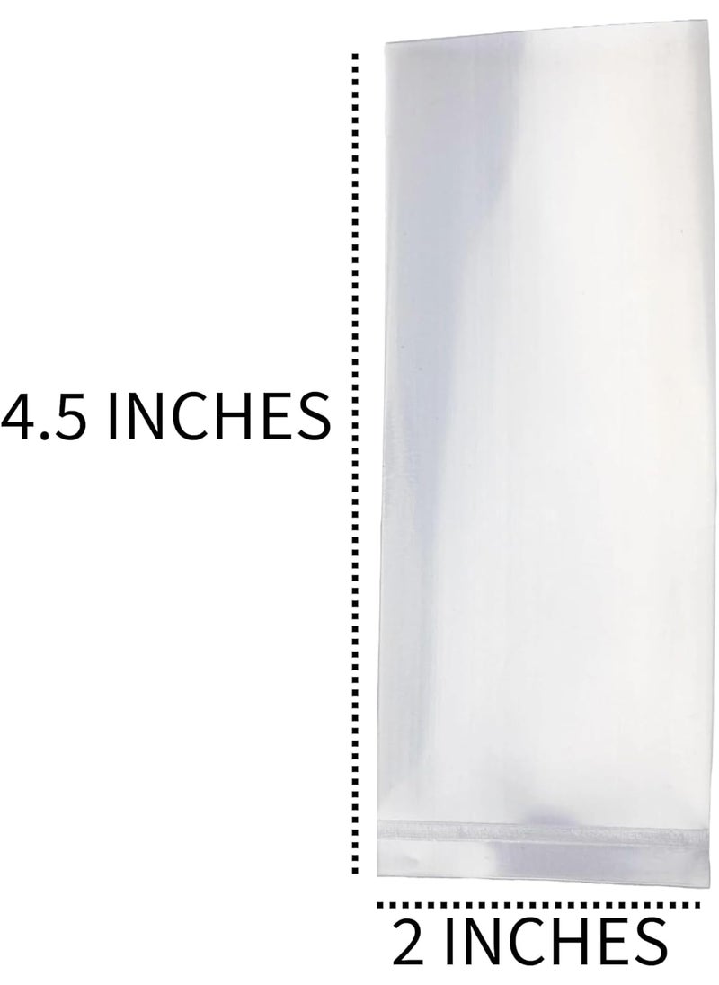 Vakly Vakly 100 Pill Crusher Pouches Disposable Heavy Duty Medication Bags for Crushing Tablets Pills and Vitamins  Thick Clear Medical Plastic Packets  Compatible with Most Medicine Crushers 100  - Image 3
