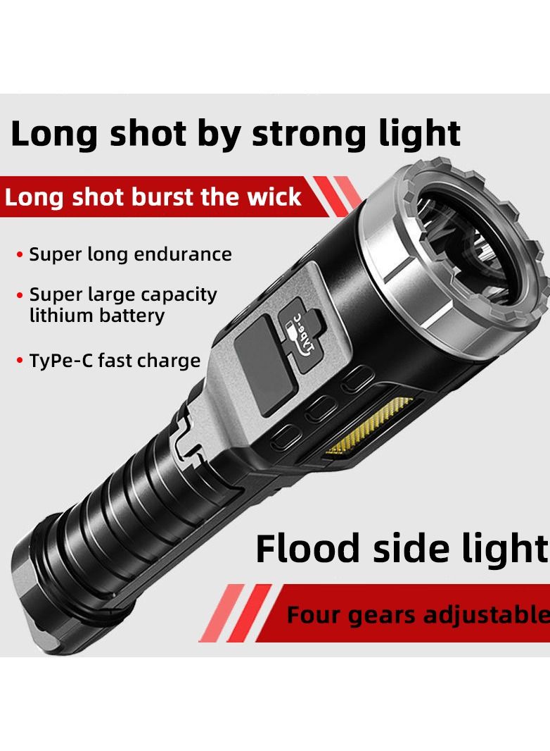 AROAQ The Portable Torch Camping Accessories and Gear LED Flashlight Lights for Runners Rechargeable - Image 2
