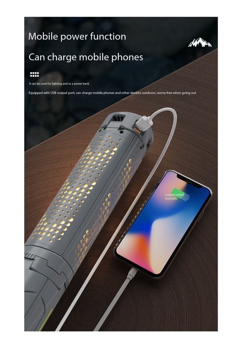 CityRiya-Long Portable Rechargeable Camping Light with Detachable Tripod,Multi-Functional Outdoor LED Light,Hanging Hiking Light,Telescopic LED Lantern - Cordless Multi-Functional Work Light with Adjustable Stand, 5 Colors for Outdoor Hiking, Camping, Emergency & Fishing - Image 4