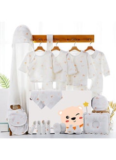 Beauenty 22 Pieces Premium Cotton Baby Clothes Accessories Set Fits Newborn To 3 Months 