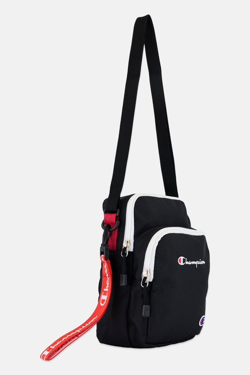 Champion Men Embroidered Logo Cross Body Bag, Black - Image 2