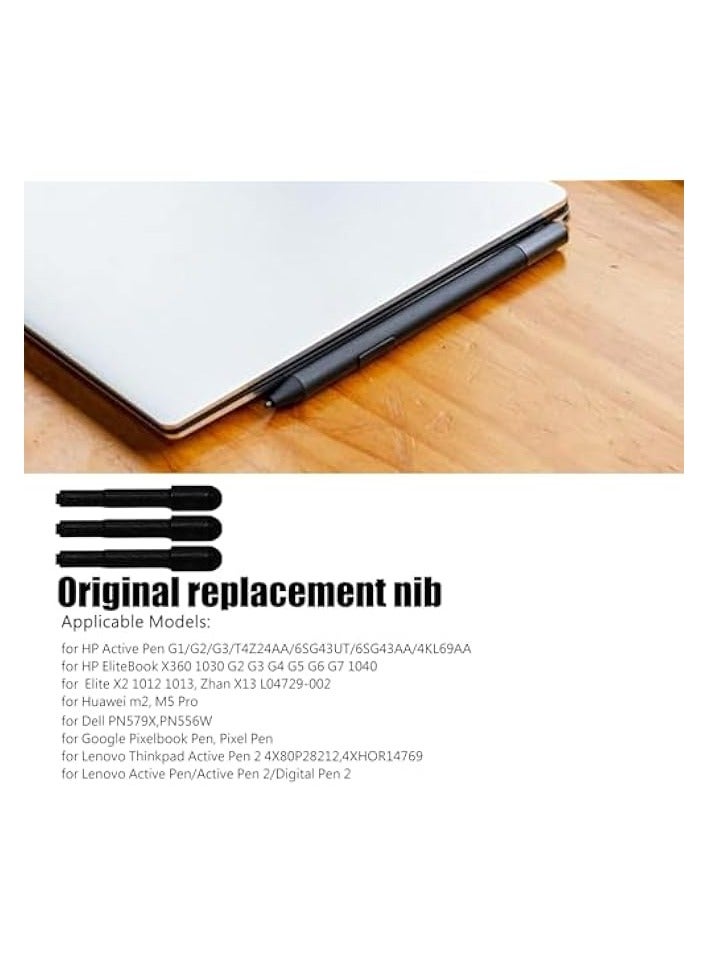 PROMASS Replacement Nibs for Active Pen/Active Pen 2/Digital Pen 2 Stylus Pen Tips, for Yoga 260/370/X380/L380/390/300e/ X1 Yoga, for Touch Pen That can be plugged into a Computer (3PCS)  - Image 2