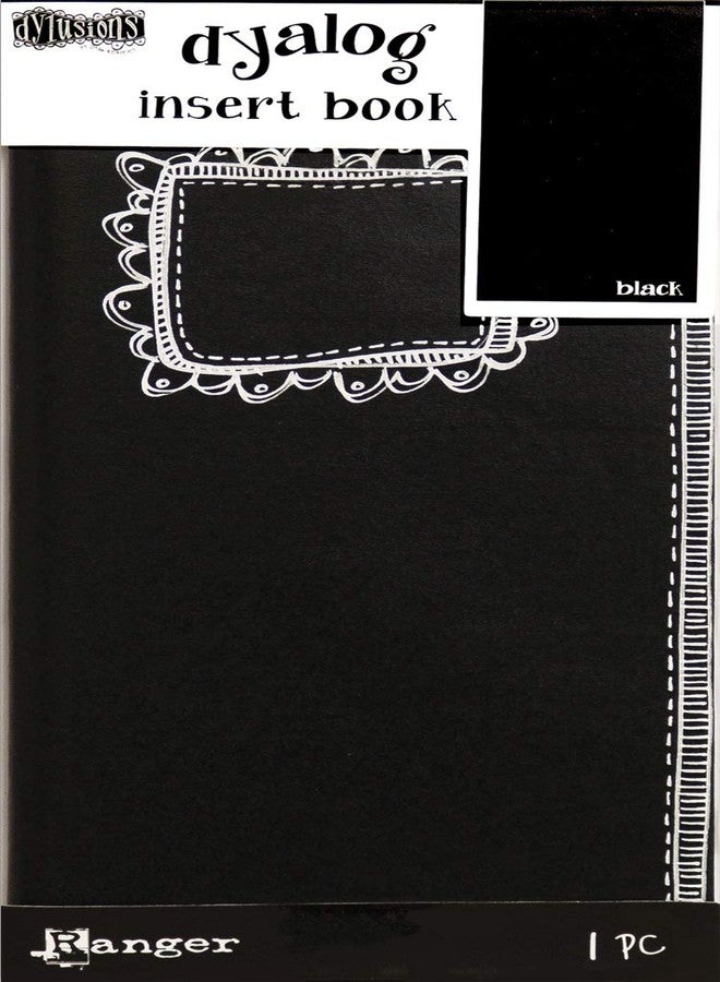 Dylusions DYALOG INSERT BOOK BLACK #2, us:one size