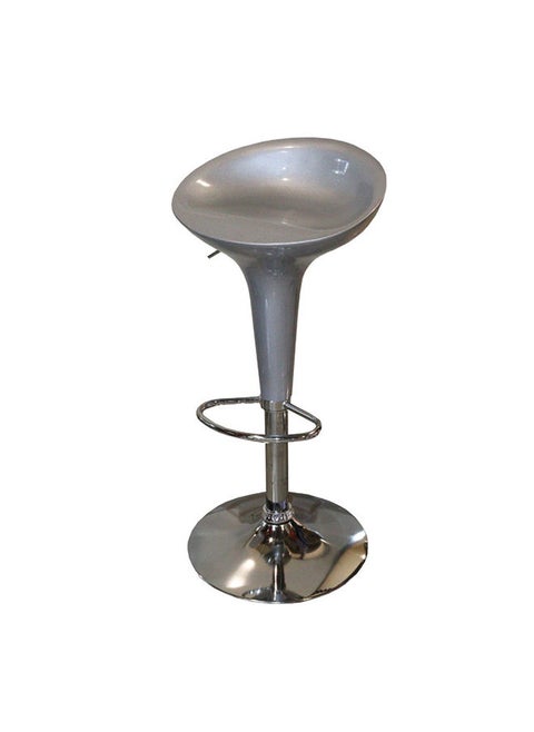 Adjustable Bar Stool Silver