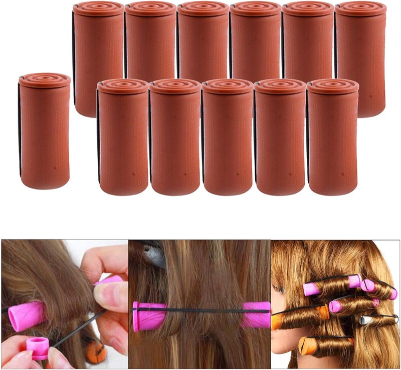 كلاراكو بكرات تجعيد الشعر الباردة، مناسبة للشعر الطويل والقصير، بأحجام صغيرة ومتوسطة وكبيرة، بدون حرارة، عبوة واحدة من 12 قطعة، أدوات تصفيف الشعر، 4 سم - Image 4