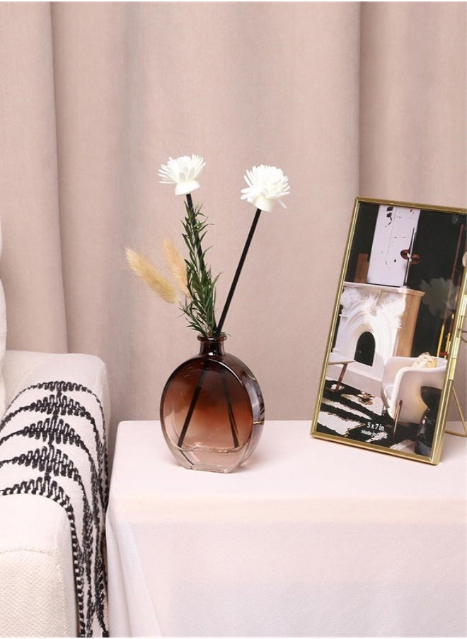 100 Pcs Reed Diffuser Sticks, Essential Oil Aroma Diffuser Sticks, Fibre Reed Sticks Replacement Refill Sticks for SPA Bed Room Home and Office (Black)