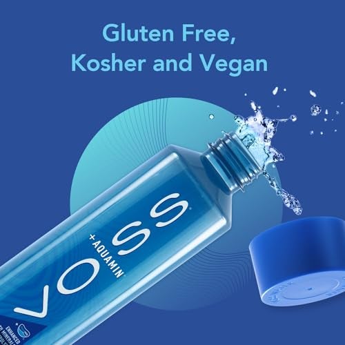VOSS+ Aquamin Enhanced Water - Pack of 12 Bottles, 850ml Each - Purified Hydrating Water - 74 Trace Minerals & Electrolytes - Perfect for Active Lifestyles, at the Gym & on Hot Days - Recycled PET Bottle - Image 4