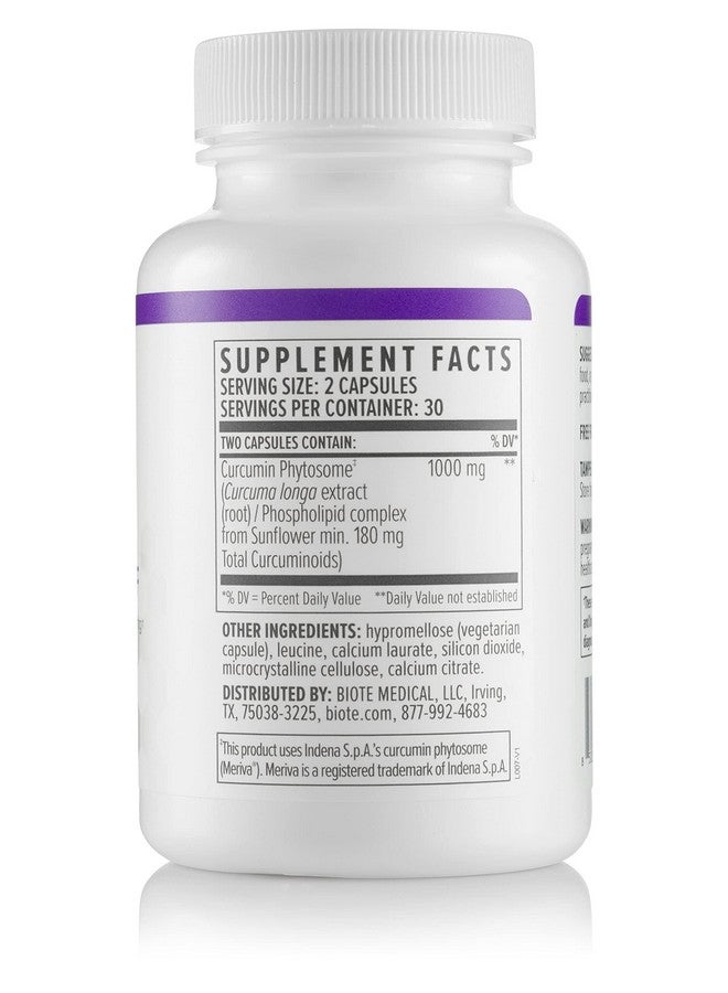 Biote Nutraceuticals - Curcumin SF - Circulation + Healthy Aging (60 Capsules) - Image 3