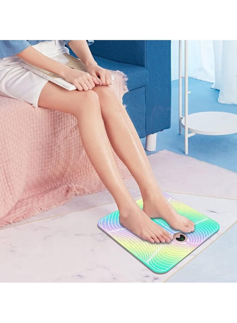 General Foot Stimulator Massager, Automatic Foot Circulation Massager, USB Rechargeable Portable Electrode Foot Stimulator Pad to Increase Blood Circulation Leg Remodeling, Unisex  - Image 4