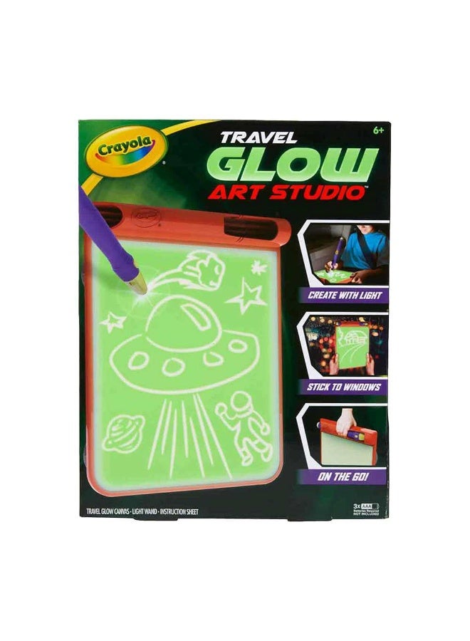 Crayola استوديو فنون متوهج مع قماش متوهج في الظلام (21.5 × 25 سم) - Image 1