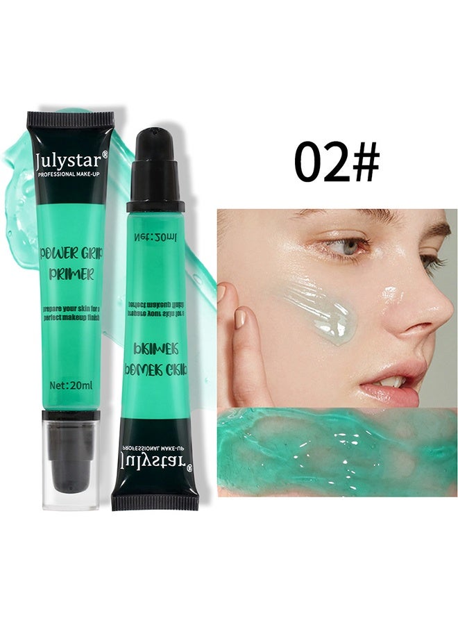 Julystar Power Grip Primer Gel Face Primer Makeup Pore Based Gripping Jelly Primer for Moisturizing and Locking Foundation Long Lasting Perfect Makeup Base 20ml - Image 1