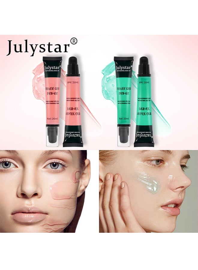 Julystar Power Grip Primer Gel Face Primer Makeup Pore Based Gripping Jelly Primer for Moisturizing and Locking Foundation Long Lasting Perfect Makeup Base 20ml - Image 4