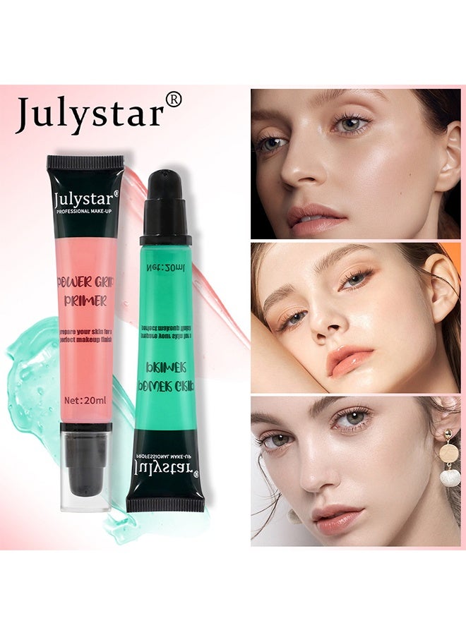 Julystar Power Grip Primer Gel Face Primer Makeup Pore Based Gripping Jelly Primer for Moisturizing and Locking Foundation Long Lasting Perfect Makeup Base 20ml - Image 2