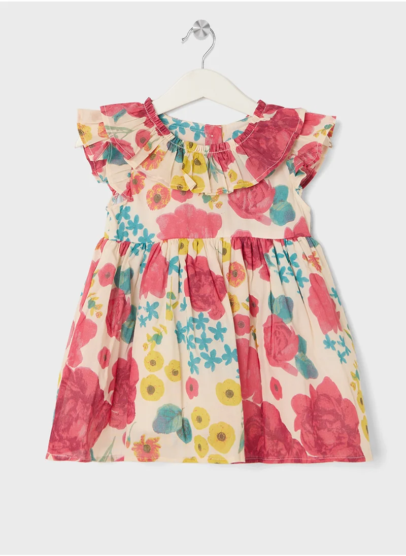 Ripples Girls Dress With Headband