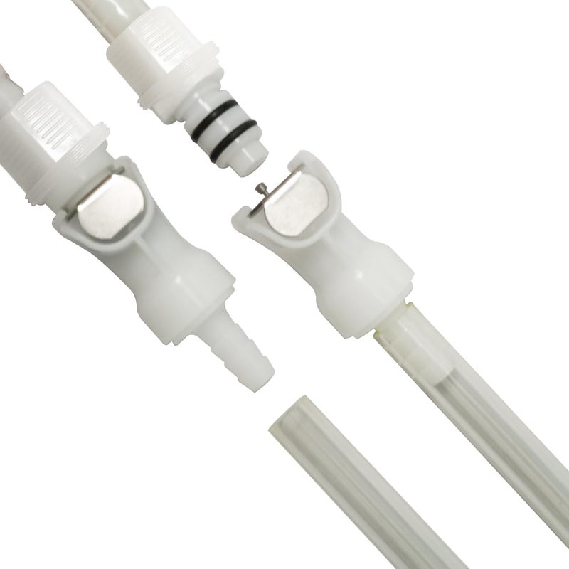 IRONSTAR إدخال قطعة توصيل سريعة الفصل من إيرونستار ( Quick-Disconnect Hose Barb Insert)، موصل بلاستيكي للربط السريع (ذكري/أنثوي)، يناسب أنابيب بقطر داخلي 1/4 بوصة، يتضمن 6 موصلات أنثوية و6 موصلات ��كرية. - Image 3