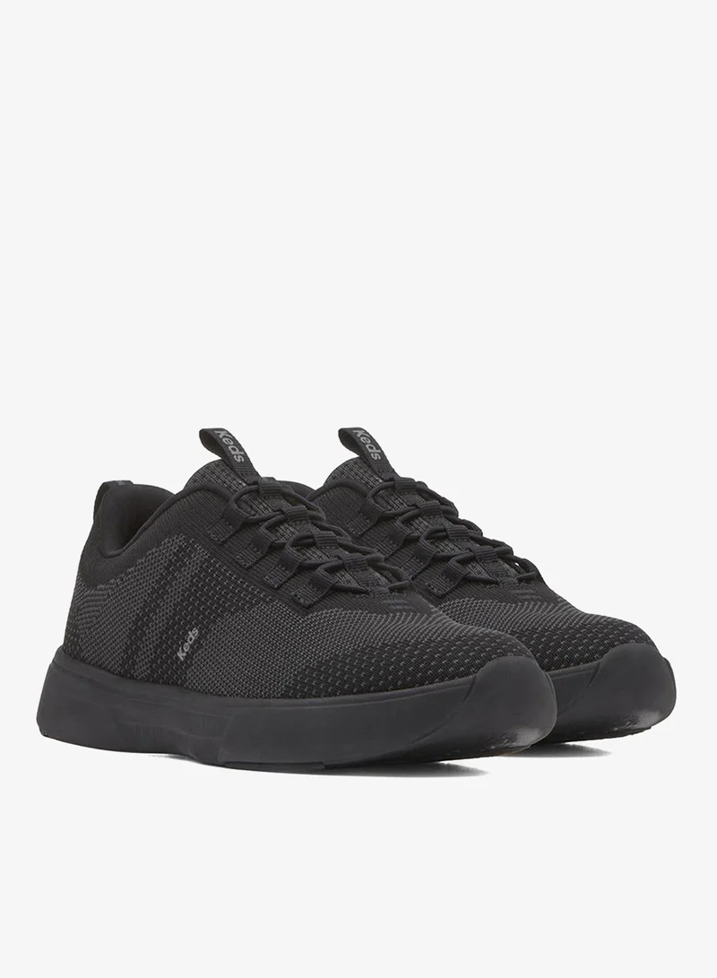 Keds Black/Black Keds Women's BlissWalk Knit Slip-On Sneaker – Machine Washable, Cushioned Athletic Comfort Shoe Black for Women | Best Price UAE