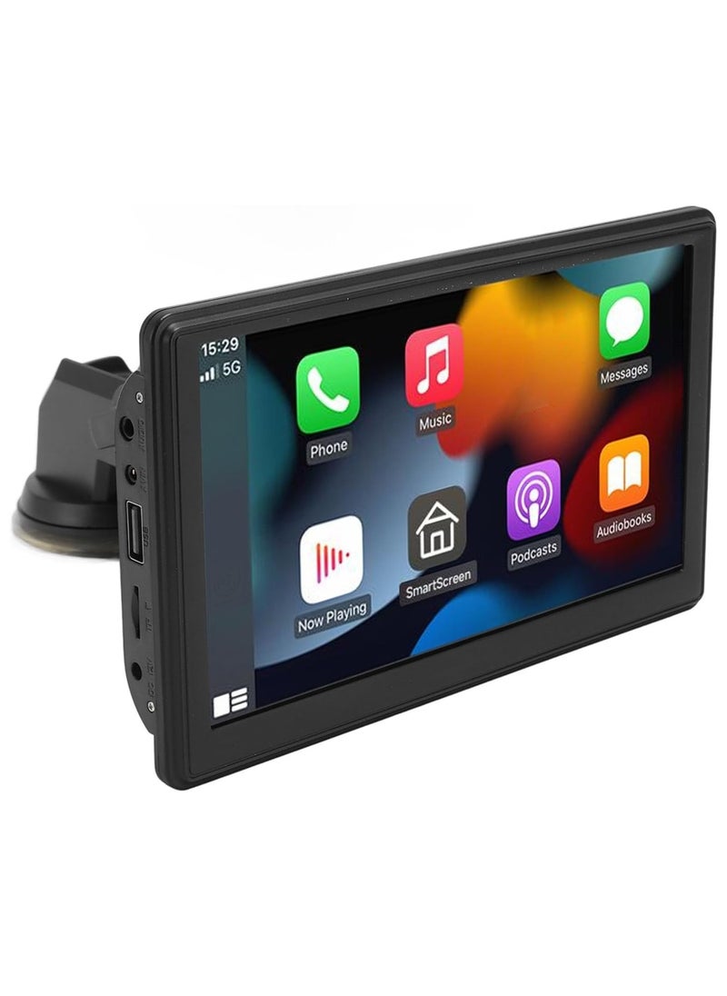 SHEZA STAR - Portable Car Stereo for Android Auto, 7 Inch IPS Car Radio Multimedia Player, Voice Control Dash Mount Car Touchscreen with Bluetooth, Mirror Link - Image 1
