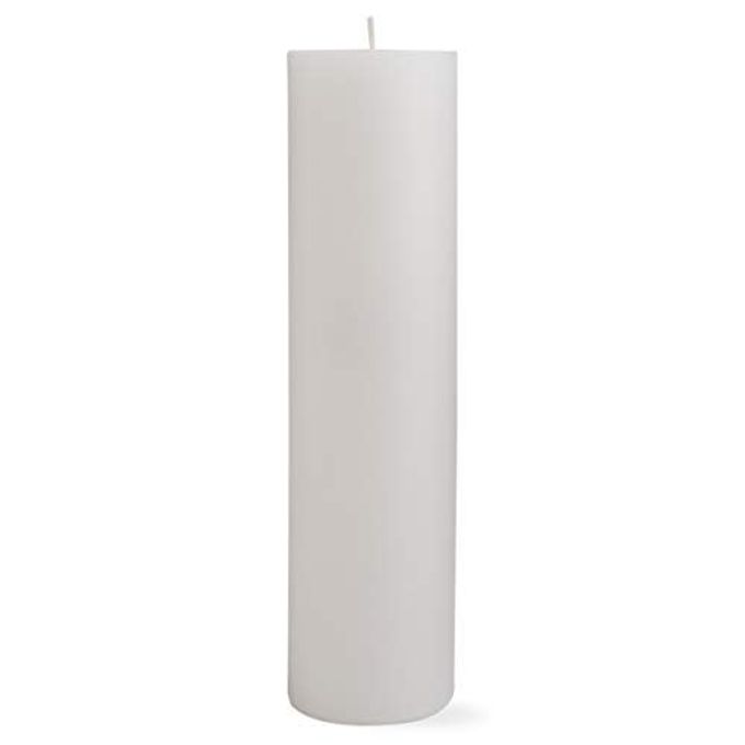 tag Chapel 3X12 White Pillar Paraffin Wax Candle Unscented Drip-Free Long Burning 175 Hours for Home Decor Wedding Parties Dining Dinner Kitchen Table Tabletop Living Room End Table Decor Decoration - Image 5