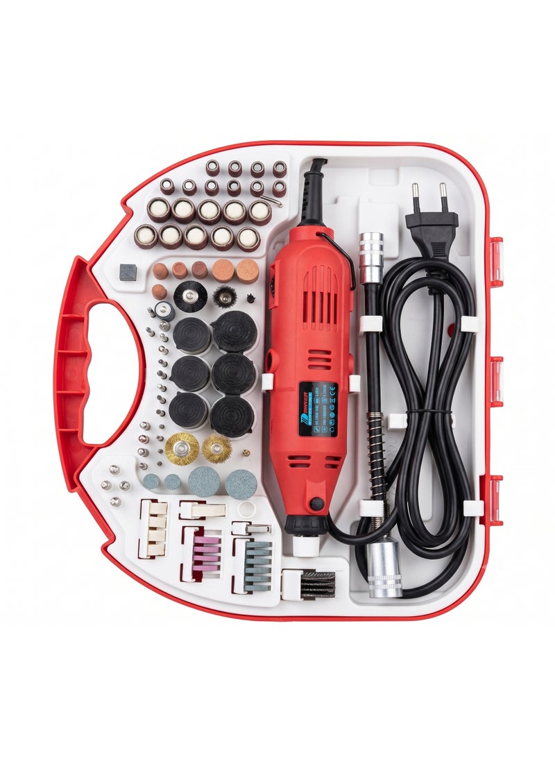 DEFAONS 150W Mini Rotary Tool Kit 222 Pcs – High Performance Electric Die Grinder and Precision Drill Set, 12000-36000 RPM Variable Speed Multi Tool with 3.2mm Collet for Crafting, Engraving, Grinding and Polishing - Image 2