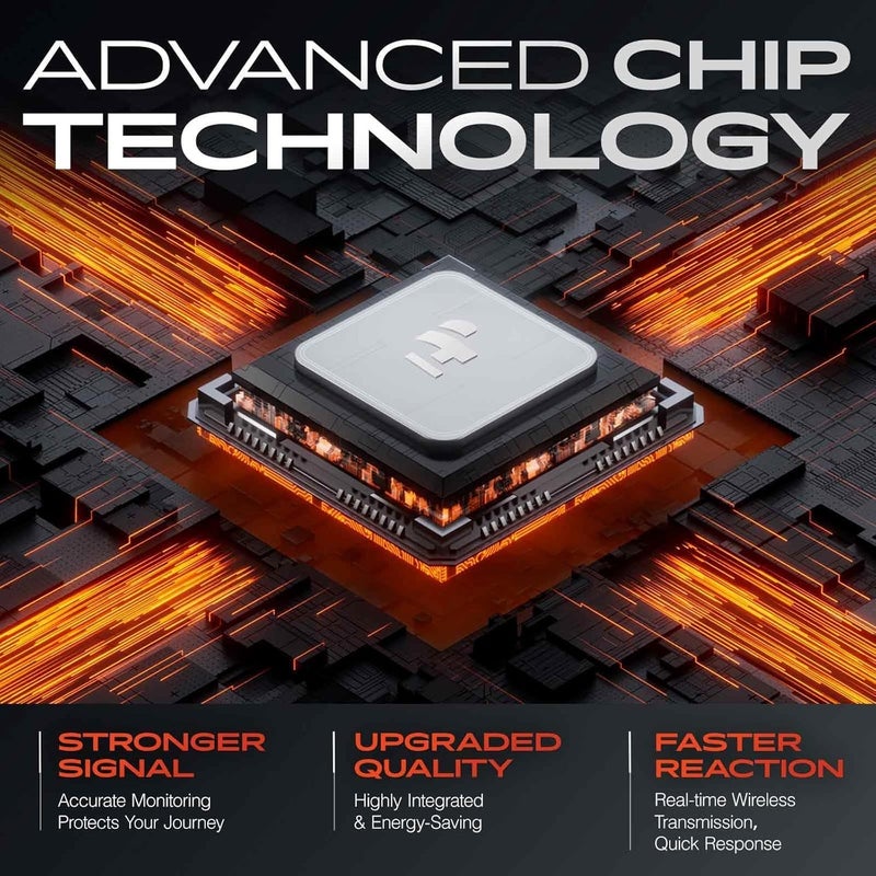 A-Premium 433 MHz Metal Valve Tire Pressure Monitoring Sensor - 4-Pack for Hyundai and Kia Models - Image 5