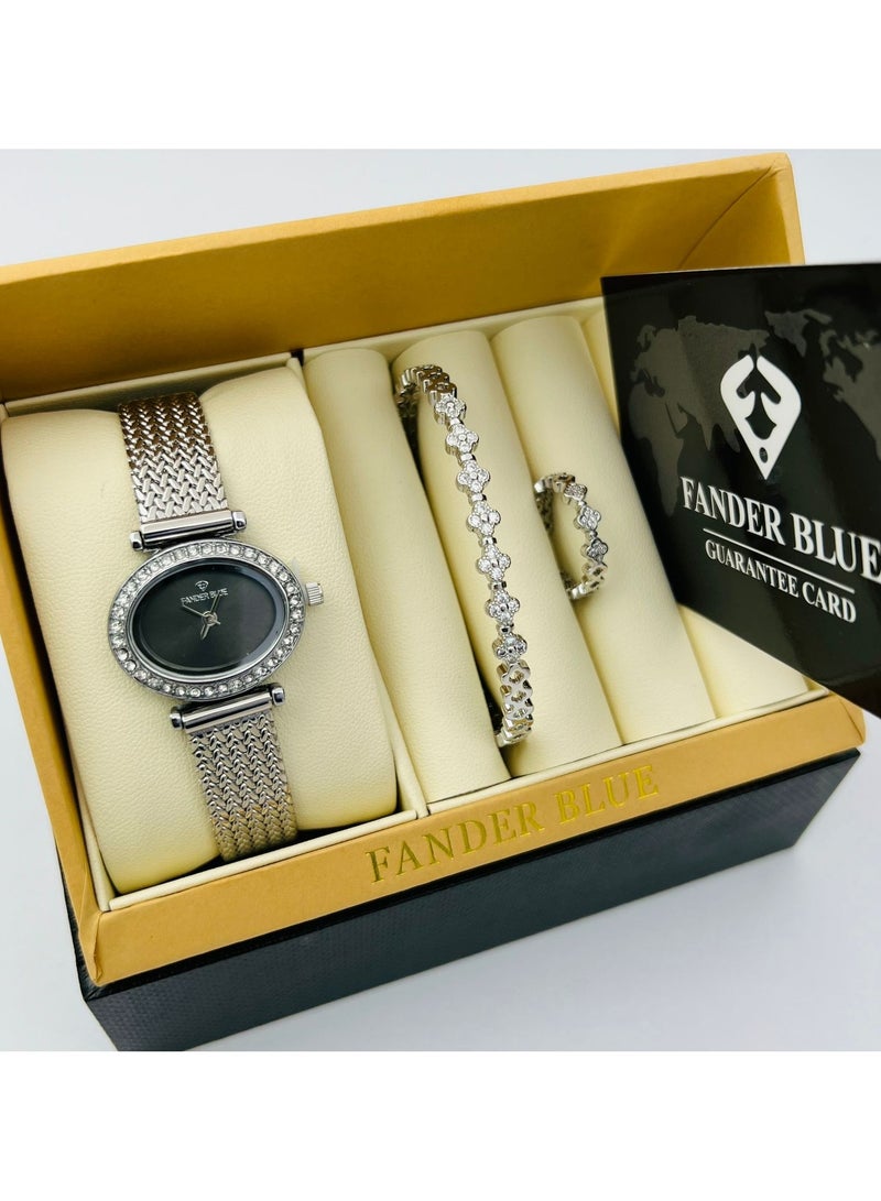 Fender Step Women's set consisting of  -FenderBlue watch