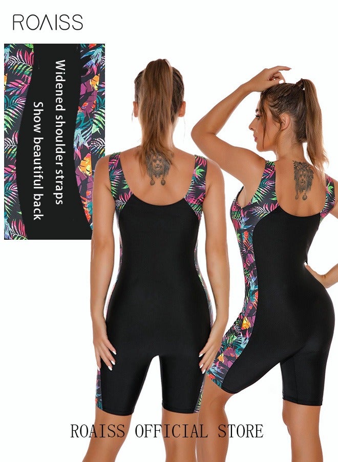 roaiss Women One Piece Backless Swimsuit Surf Clothes Swimwear Conservative Beachwear Bathing Suit Sports Suits Jumpsuit - Image 5