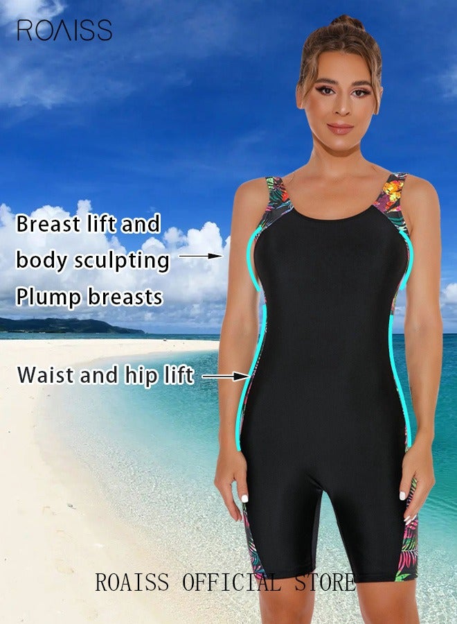 roaiss Women One Piece Backless Swimsuit Surf Clothes Swimwear Conservative Beachwear Bathing Suit Sports Suits Jumpsuit - Image 2