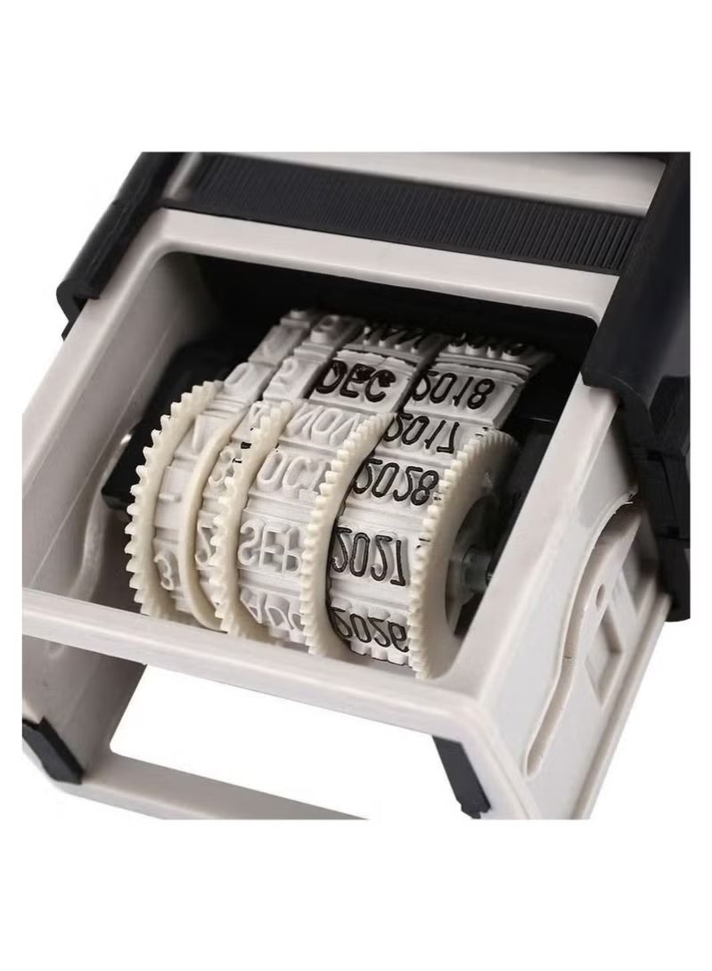 Portable Mini Words Wheel Scrapbooking Supplies Stamping Account Roller Seal DIY Office Supplies Mud Set Date Seal Date Stamps - Image 4