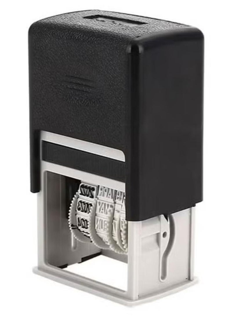 Portable Mini Words Wheel Scrapbooking Supplies Stamping Account Roller Seal DIY Office Supplies Mud Set Date Seal Date Stamps - Image 1