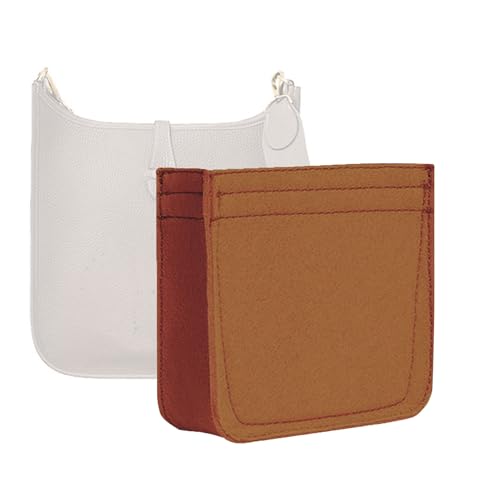 Lckaey Purse Insert Organizer for Evelyne III 33 Bags GM Insert Handbag insert1003brownL - Image 1