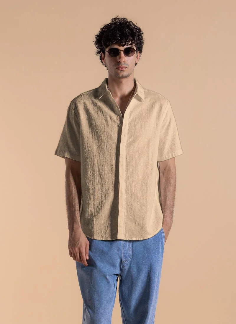 شايبس قميص مريح بنقوش