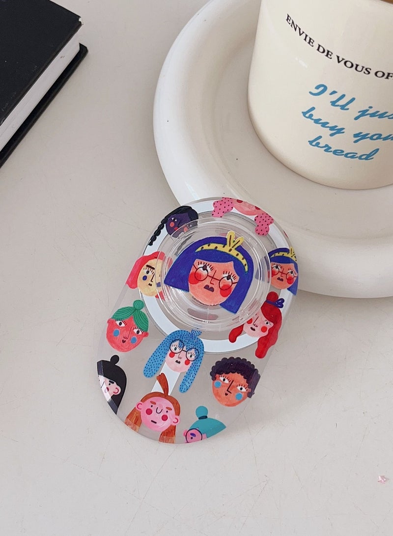 Casetify Girl Avatar Phone Grip Stand Compatible with MagSafe, MagSafe Phone Grip Holder, Wireless Charging Compatible - Image 2